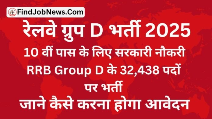 RRB Group D 2025 Apply Online Last Date Extended