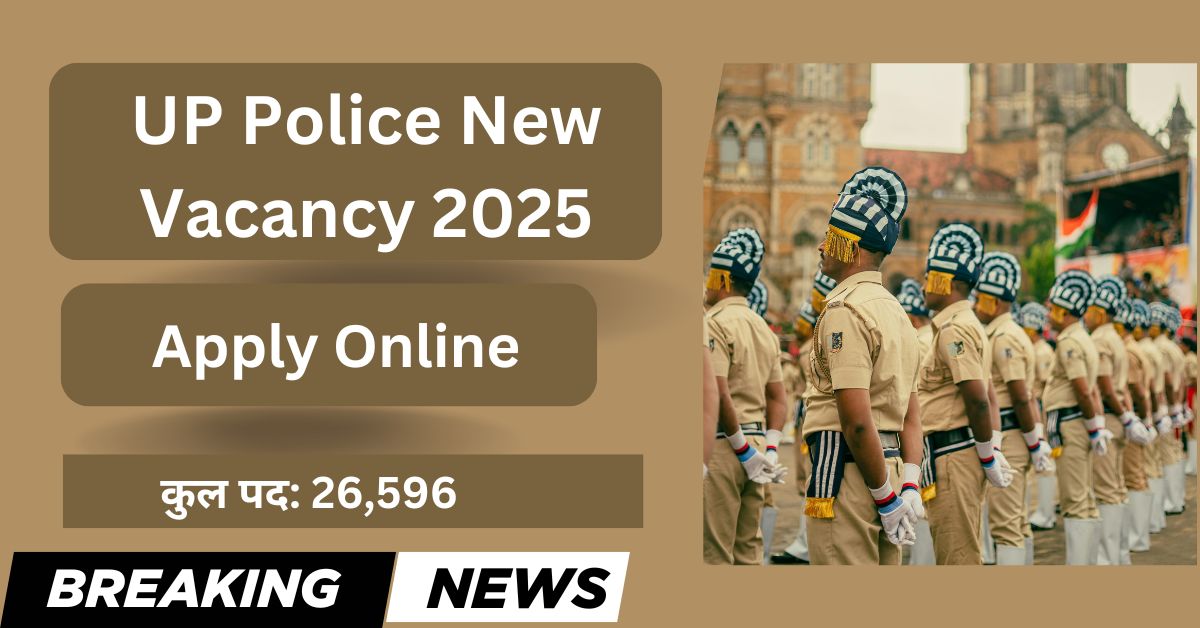 UP Police New Vacancy 2025 Apply Online